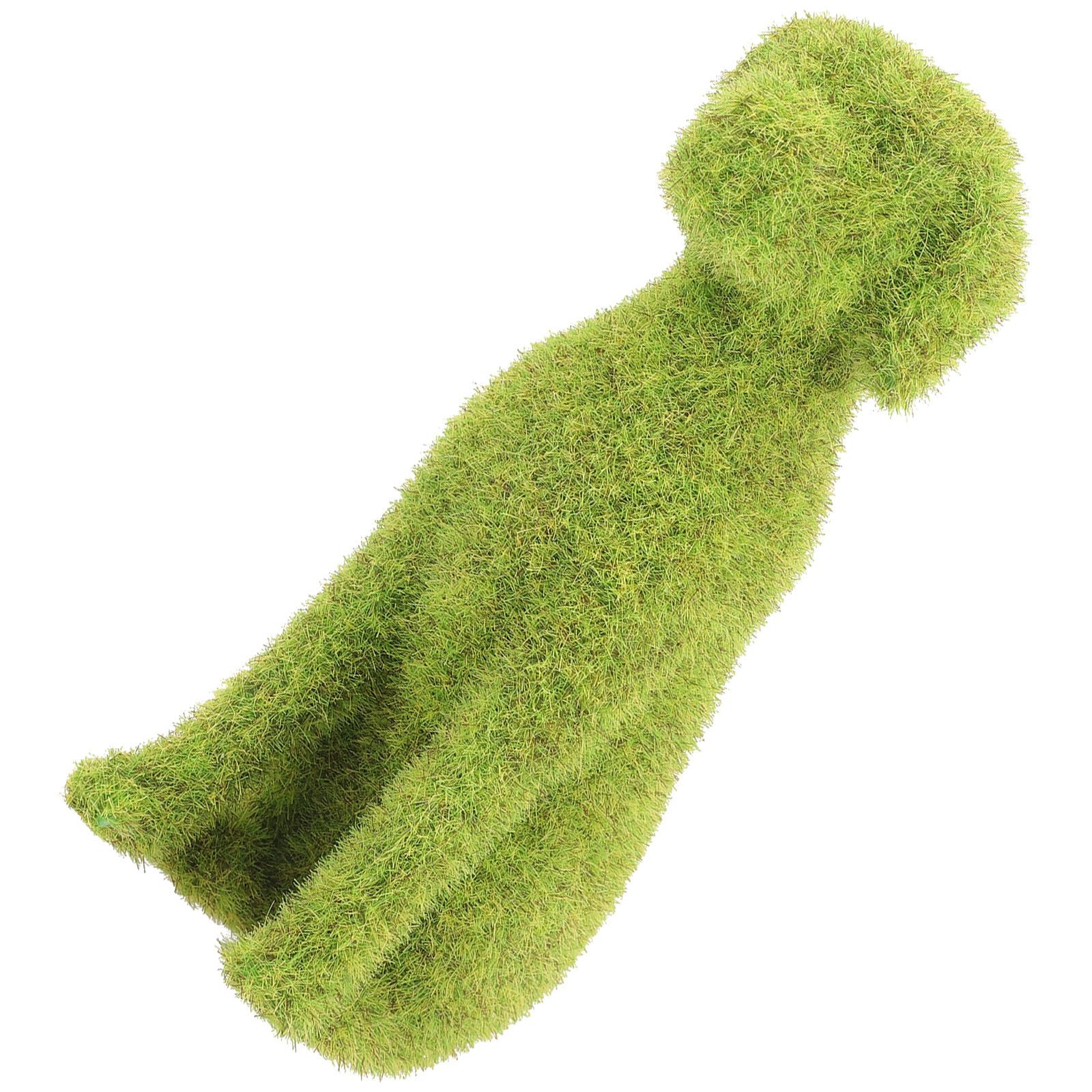 Figura de perro decorativa Beaupretty de resina para adorno de jardín y patio