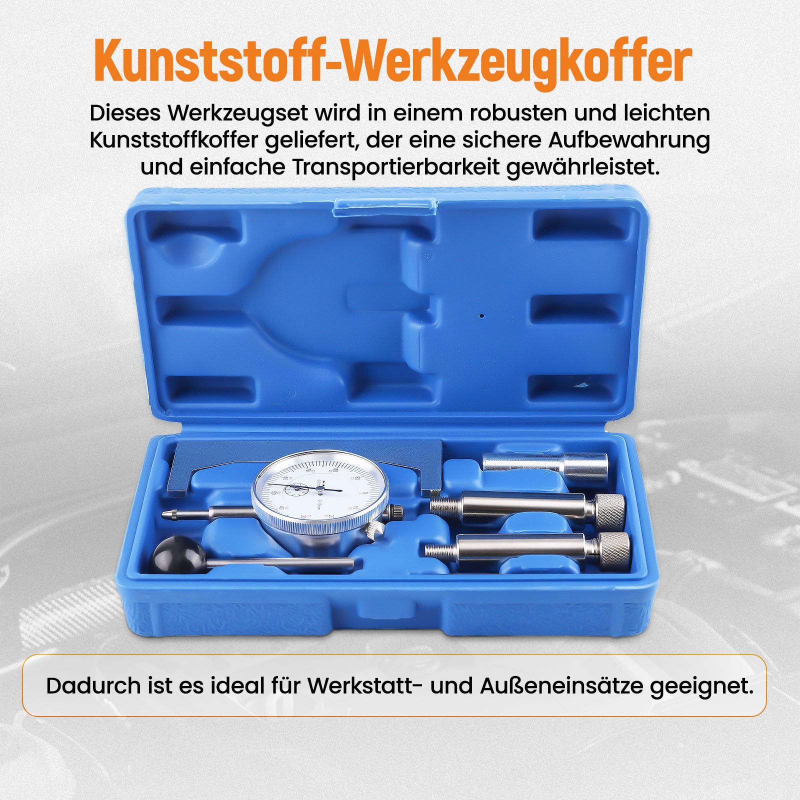 maXpeedingrods 7 pezzi, strumento di regolazione pompa di iniezione, misuratore, pompa di iniezione diesel, timing, regolatore statico per motori turbodiesel riparazione auto