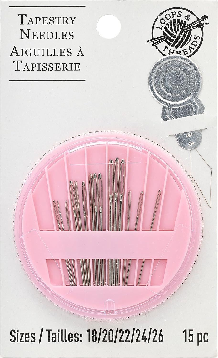 Loops & Threads Hand Tapestry Needles Compact, 12 Pack