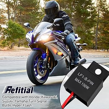 Amazon.com: 2-Pin 12V Electronic LED Flasher Relay for