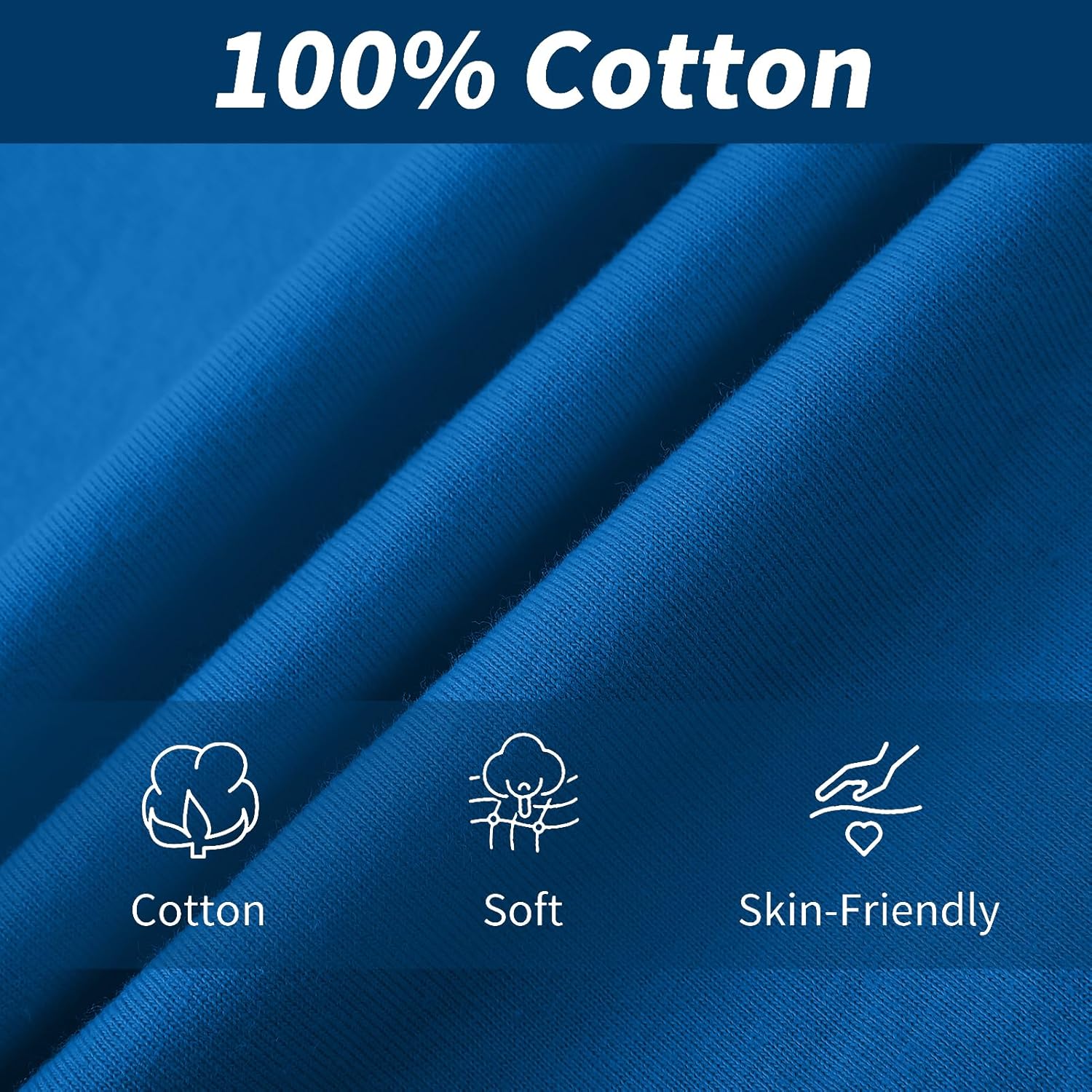 Cotton Boys Kids Tee Shirt Long Sleeve Crewneck Basic T-Shirt Top for Toddlers Youth(Age 2-14) - Image 3