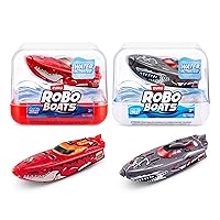 ZURU Robo Alive Robo Boats di ZURU Imbarcazione giocattolo attivata d’acqua (White)