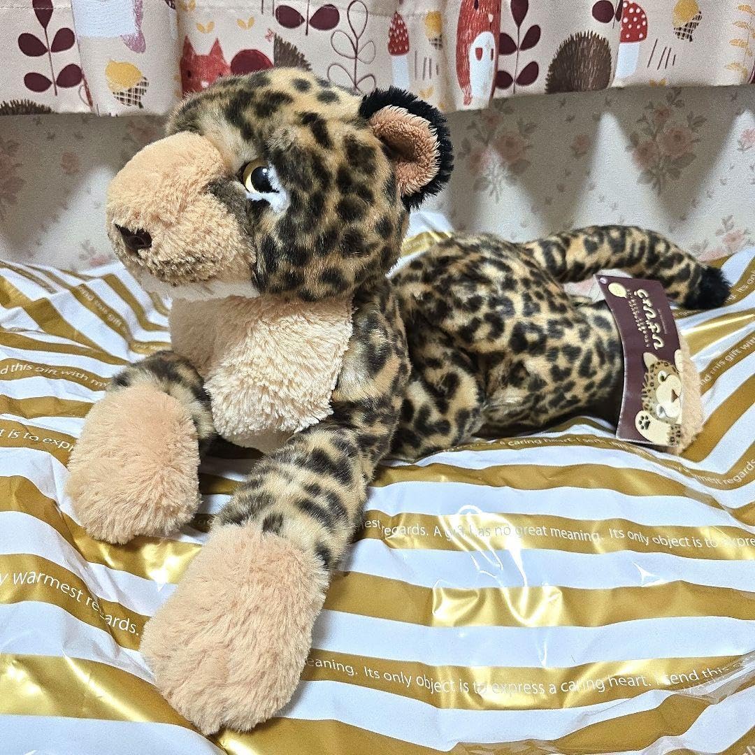 【廃盤貴重】サンレモン　ひざひょう　ぬいぐるみ　ヒョウ　豹　正規品 廃盤貴重】サンレモン ひざひょう ぬいぐるみ ヒョウ 豹 正規品