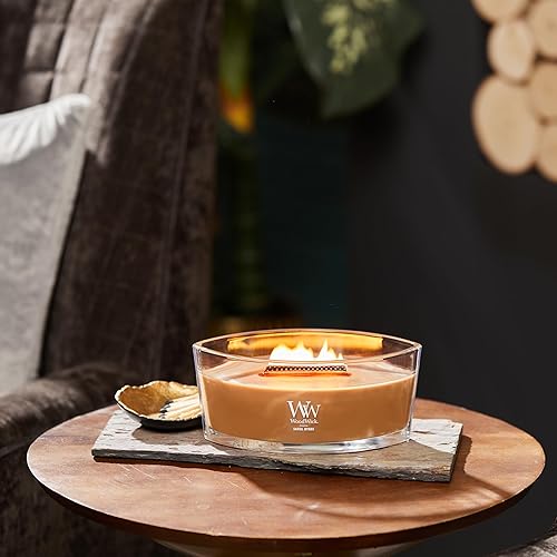 Vista 81 de WoodWick - Vela mediana de reloj de arena, aroma Fireside, cera de mezcla de soja prémium, se agrieta mientras se quema, perfecta para regalo, 9.7
