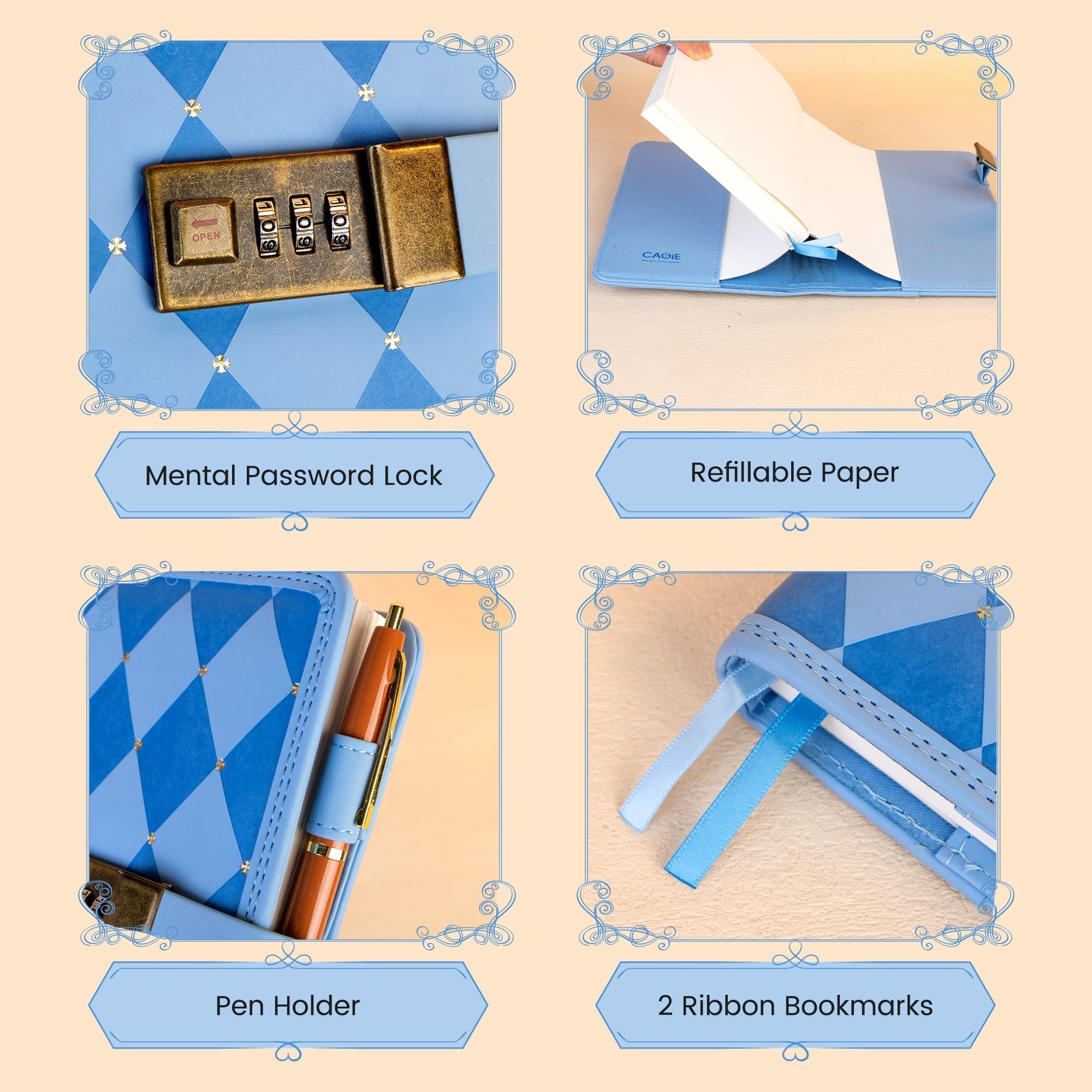 【R&B】moca My diary R&B】moca My diary Amazon.com : Diary with Lock for Men