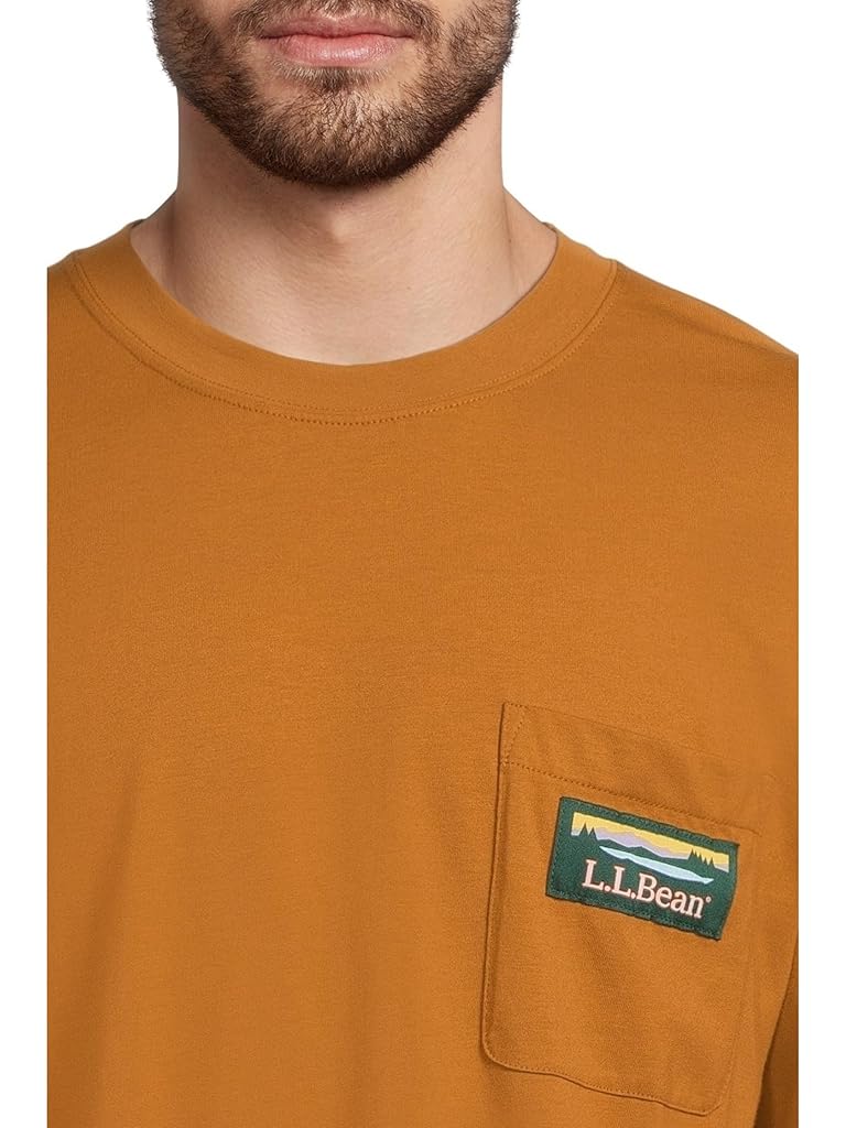 Brown L.L.Bean Katahdin Logo Tee Short Sleeve