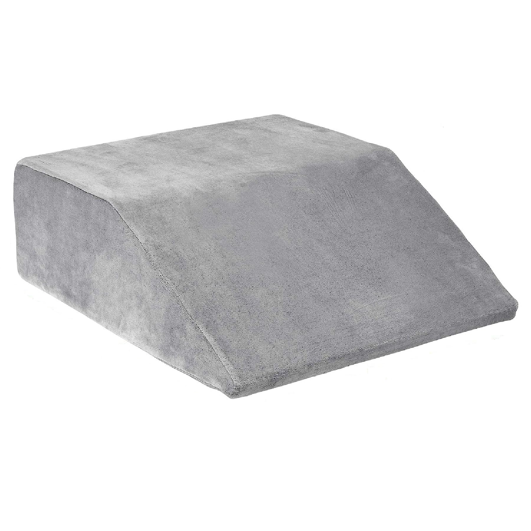ORCHEED Leg Elevation Wedge Pillow PU Foam Relieves Leg Pain and Knee Pain Relief and Improves Blood Circulation for Legs, Sleeping, Reading, and Relaxing (Size LxBxH- 24x21x8 in)
