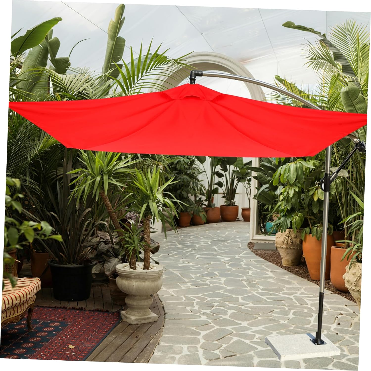 BESPORTBLE Outdoor Parasol Market Umbrella Replacement Top Patio Umbrella Replacement Canopy Umbrella Replacement