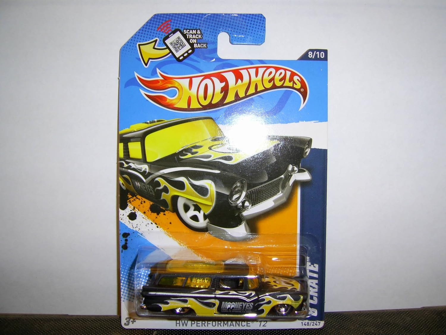 2012 Hot Wheels HW Performance '12 8 Crate 8/10 148/247 "Mooneyes"