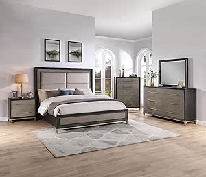 Amazon Masara Modern 3 Piece Queen Bedroom Set Queen Bed 2