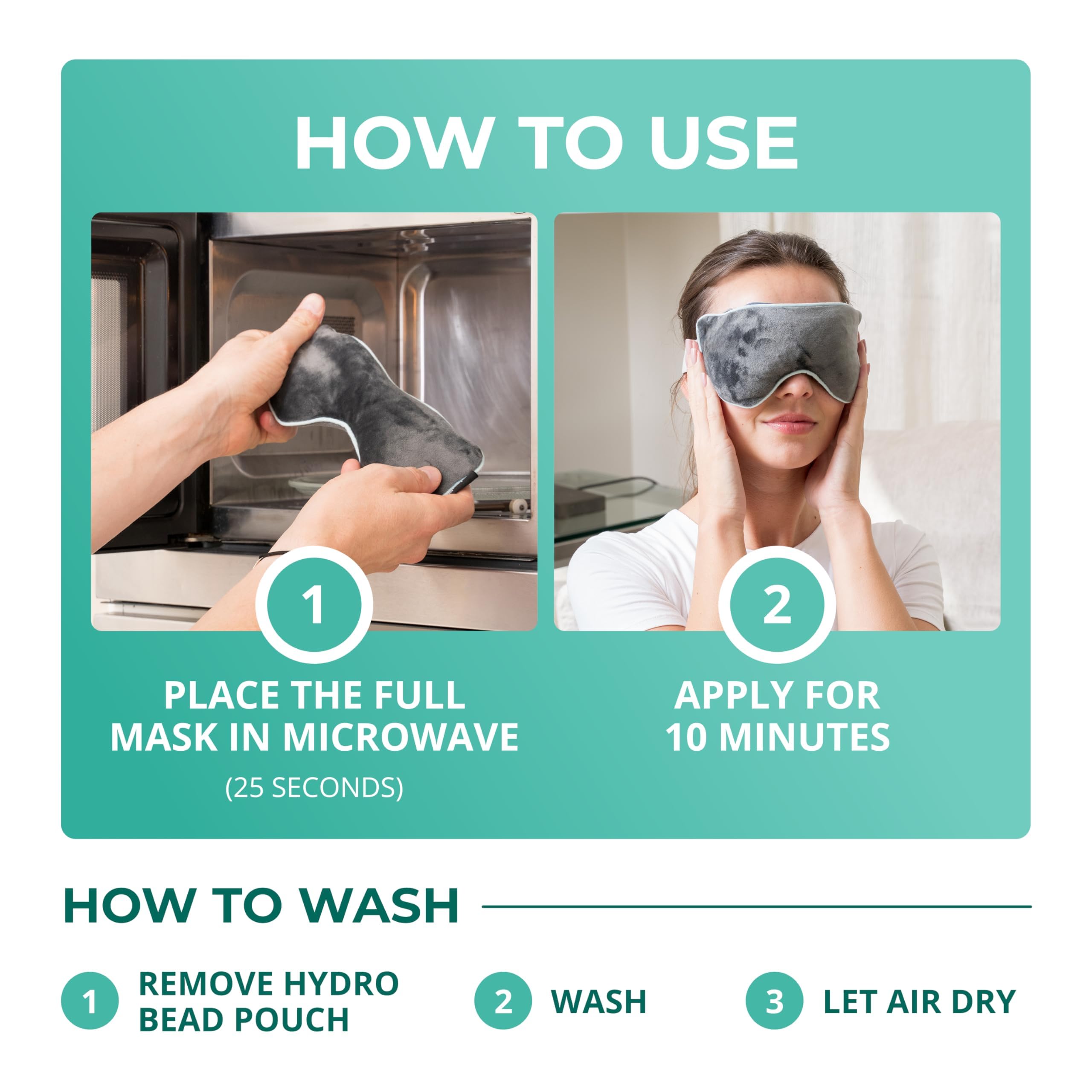 MyHalos Heated Eye Mask, Warm Compress for Dry Eyes, Blepharitis & MGD — Amazon image 6