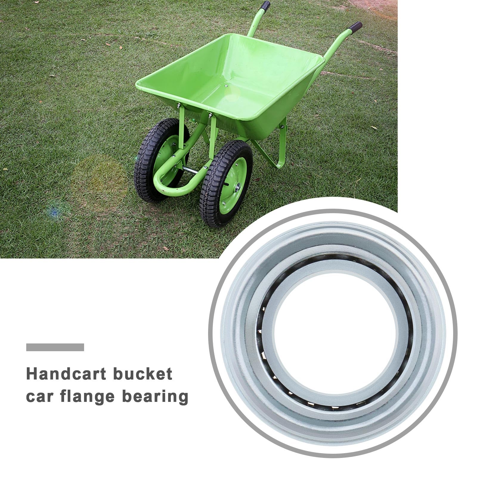 85720IB Wheelbarrow, Poly, Ball Bearing Wheel - View #6