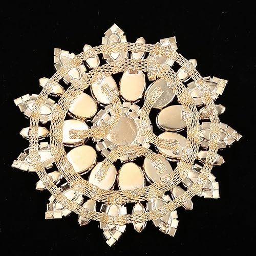 Miniatura 7 de Broches de botones de flores de cristal, bolsa de zapatos de bricolaje, accesorios para mujer, decoración de diamantes de imitación, ropa de