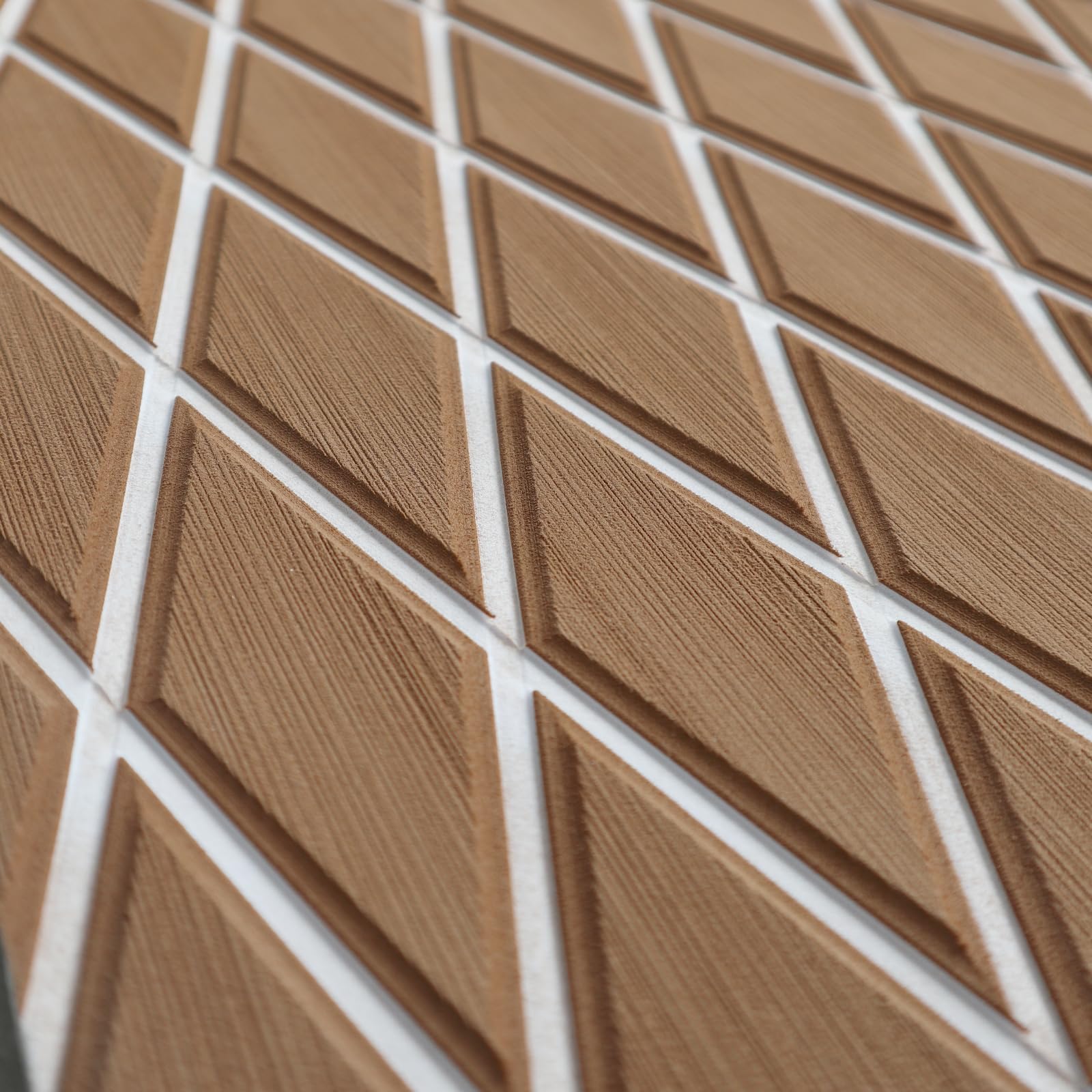 NOSKIDFBI anti-slip zelfklevend (3M) EVA schuim, 240x90 cm, volledig teak look voor