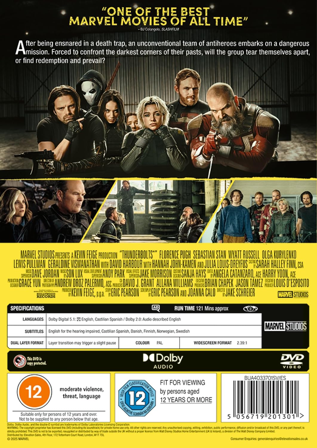 THUNDERBOLTS [DVD] - Analyse des détails et conception