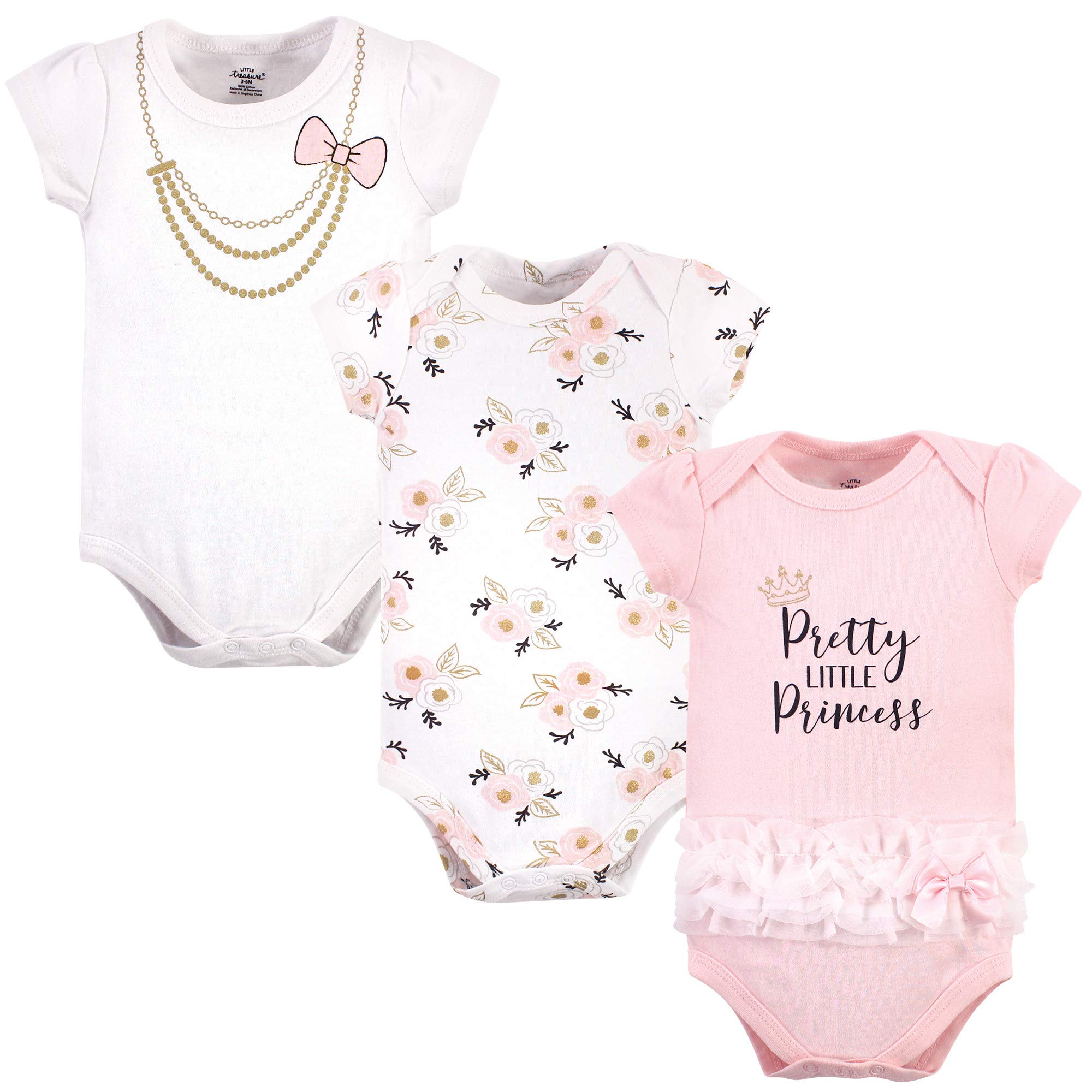 Little Treasure Unisex Baby Cotton Bodysuits