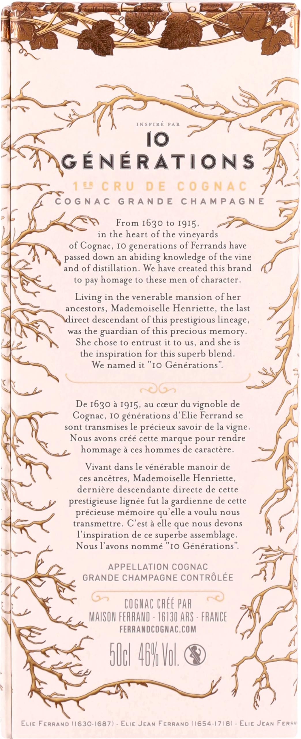 Ferrand 10 Générations 1er Cru de Cognac