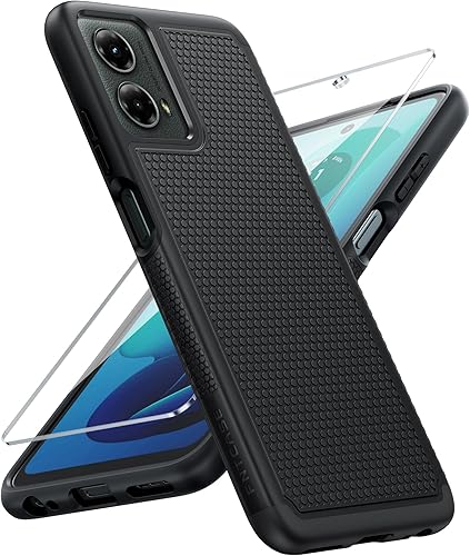 Miniatura 101 de FNTCASE Funda para Motorola Moto G-Power-5G-2024: funda protectora de doble capa resistente para teléfono celular a prueba de golpes con parte