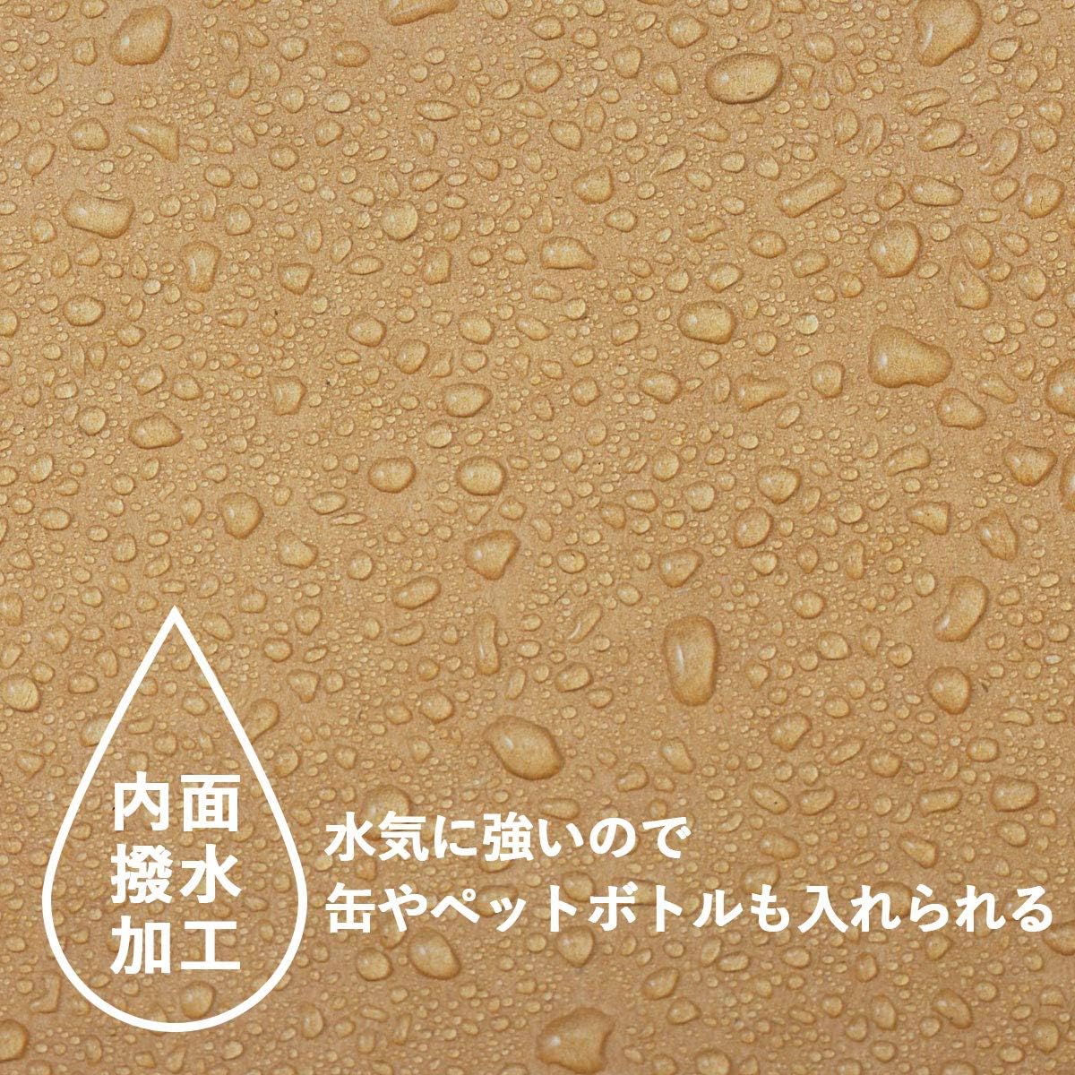 Shimomura 19625 Trash Can Cardboard Dust Box, Set of 4, Water Repellent Finish, Made in Japan, Includes Legs 16.9 gal (45 L), Handles, Easy Assembly, Recycleable, Sorting, Color Coding, Light Blue,