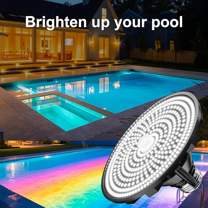 Foco LED para Piscina RGBW 75W Control Remoto E26 miniatura 9