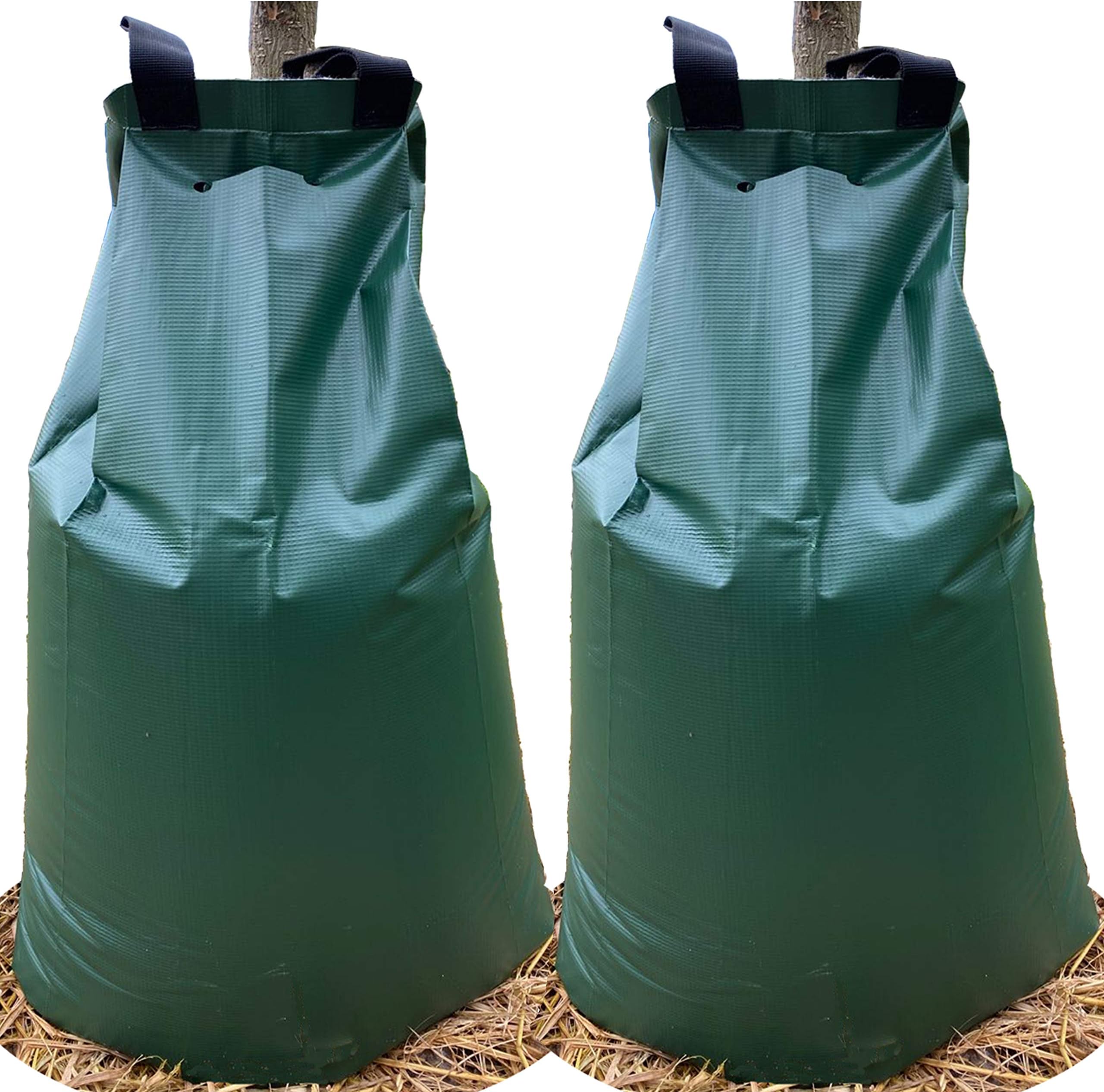 USHIGHLIGHTAll New 20 Gallon Tree Watering Bag, Slow Release Watering Bag for Trees, Portable Tree Drip Irrigation Bag, Water Saving Irrigation Water System(1/2/3) (2, 20 Gallon)