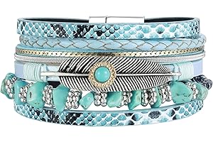Captivating Azora Leather Wrap Bracelets: Adorn Your Wrist with Grace