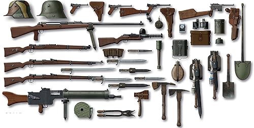 ARMA Y EQUIPO DE INFANTRY ALEMANA WWI 135 ICM 35678 item# G4W8B-48Q59255