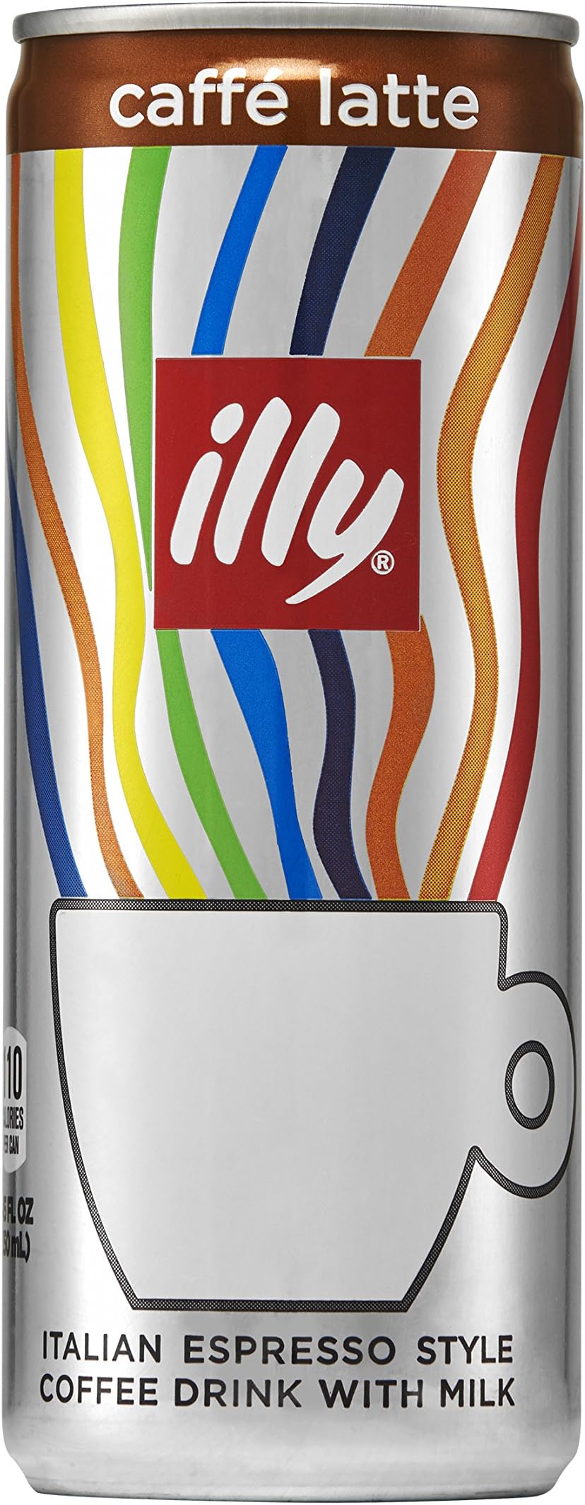 illy Caffe Latte, 8.45 fl oz, 12 Pack
