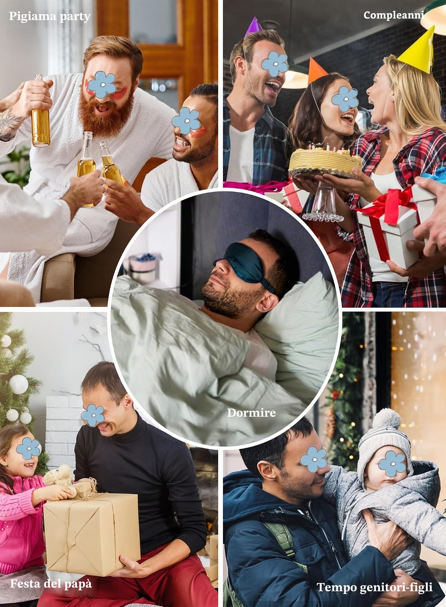 Lovasy Pigiama Pile Uomo Caldo con Cappuccio Pigiami Due Pezzi Invernale | Comodo Pigiama Lungo Completo Casual per Casa con Tasche S-XXL