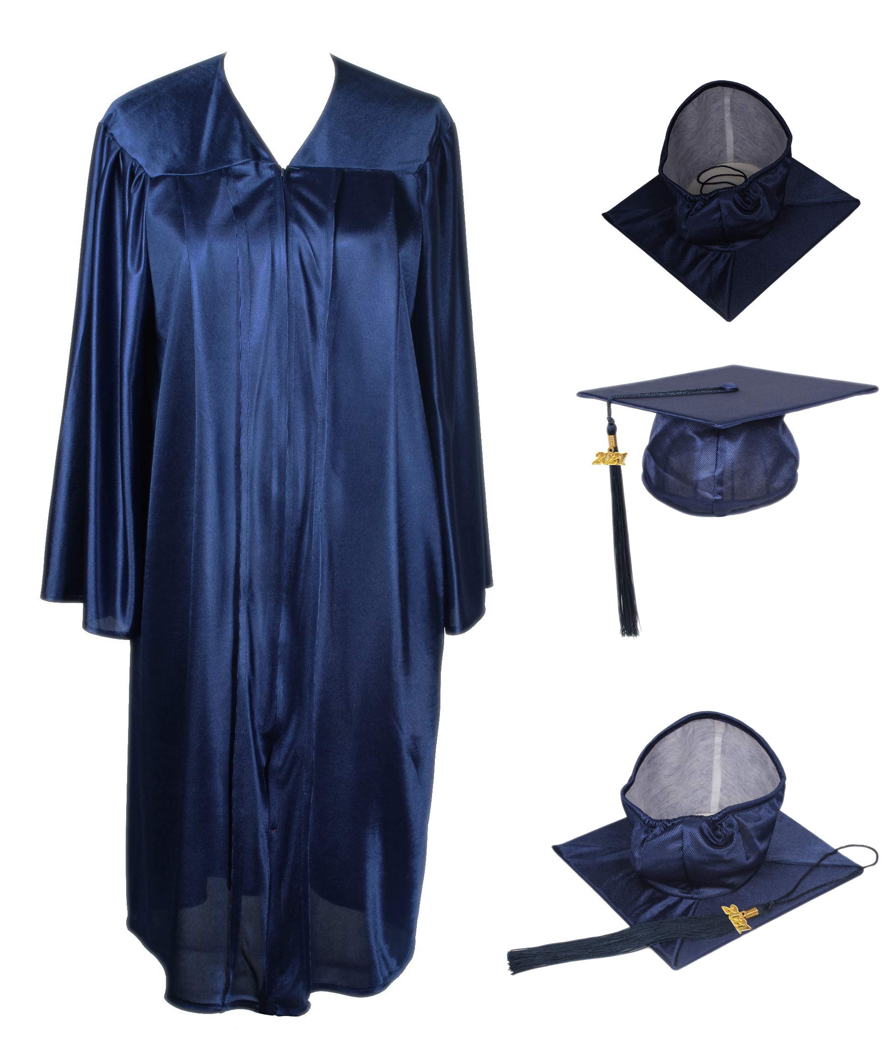 Buy Shiny Graduation Cap and Gown, 2022 Tassel Online at desertcartJapan
