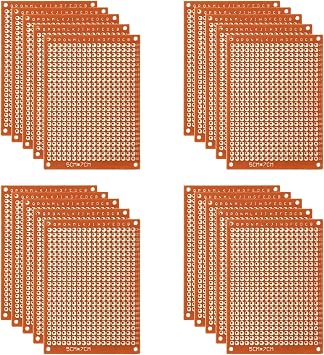 20Pcs 5x7CM Universal Breadboard Bakelite Test Prototype Boards for DIY Electronics Experiments