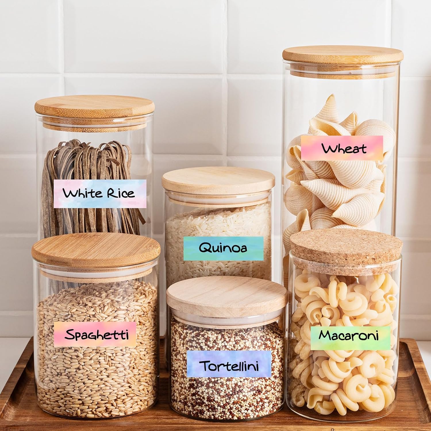 1600 Pcs Label Tapes Compatible with D30 Label Printer Laminated Labeling Stickers Thermal Labels for Home Office, Watercolor 15 x 40 mm - Image 7