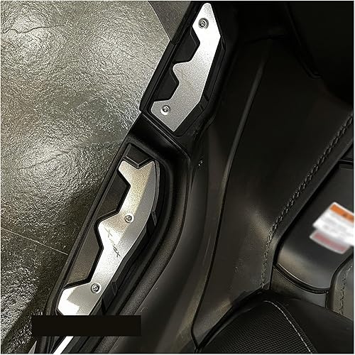 Miniatura 3 de Motorcycle Footrest Foot Pads Pedal Plate Pedals Compatible with X-MAX 125 250 300 400 XMAX125 XMAX250 XMAX300 XMAX400 2017-2022 (Color  Behind)