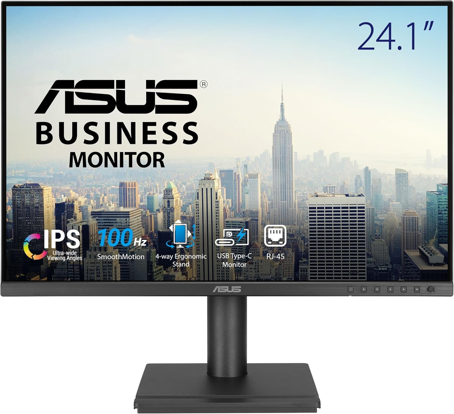 ASUS KURUMSAL BE248CFN 24.1 IPS 1920x1200 5ms 100Hz 350cd Hoparlör VESA 3YIL
