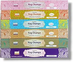 Incenso Massala Nag Champa Darshan Mix 6cx 15gr Full