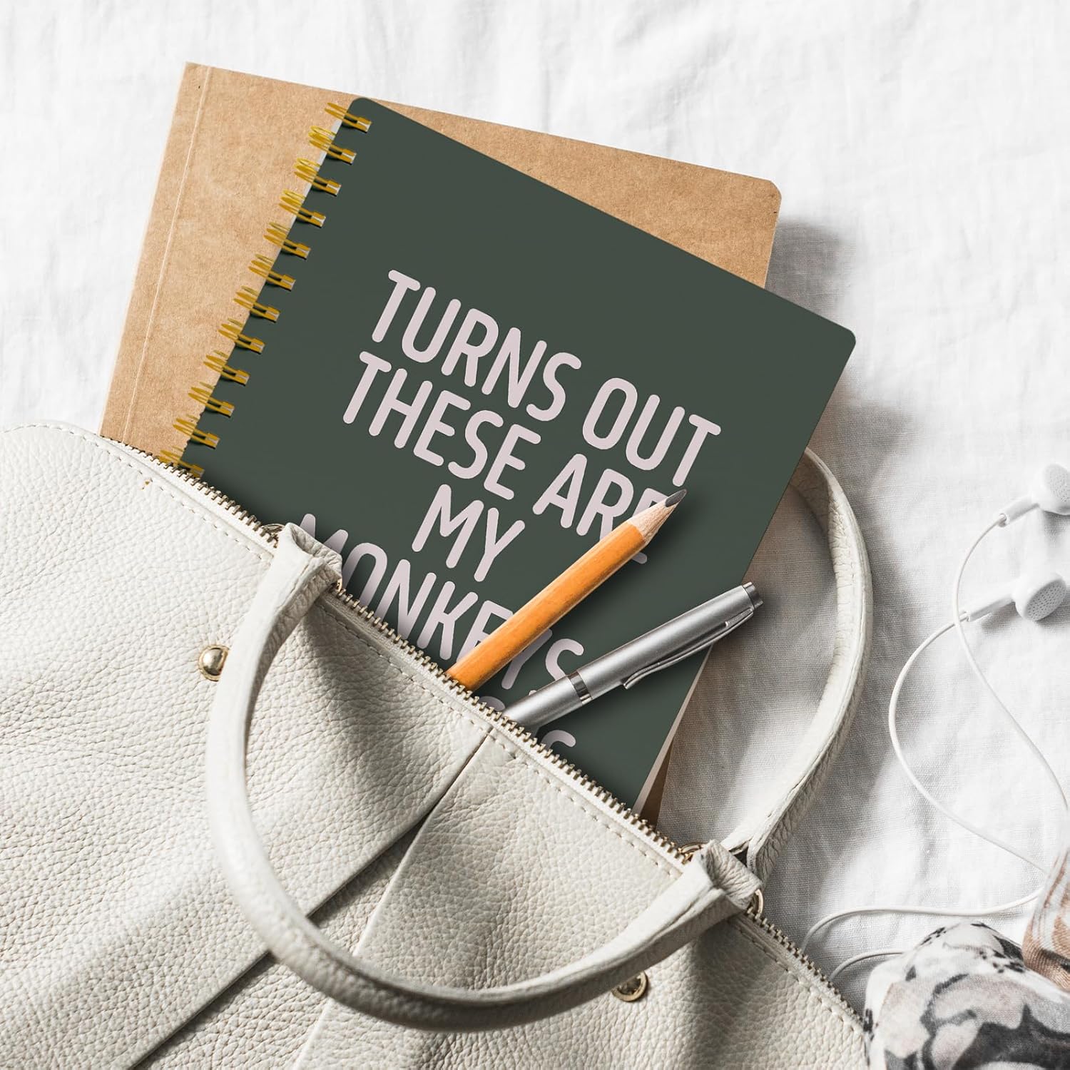 Funny Notebooks for Work, Green Aesthetic Journal, Funny Boss Day Gifts, Boss Gifts for Men Women, Funny Gifts for Boss, Boss Office Decor, Spiral Notebook 5.5x8.3 Inch - Image 5