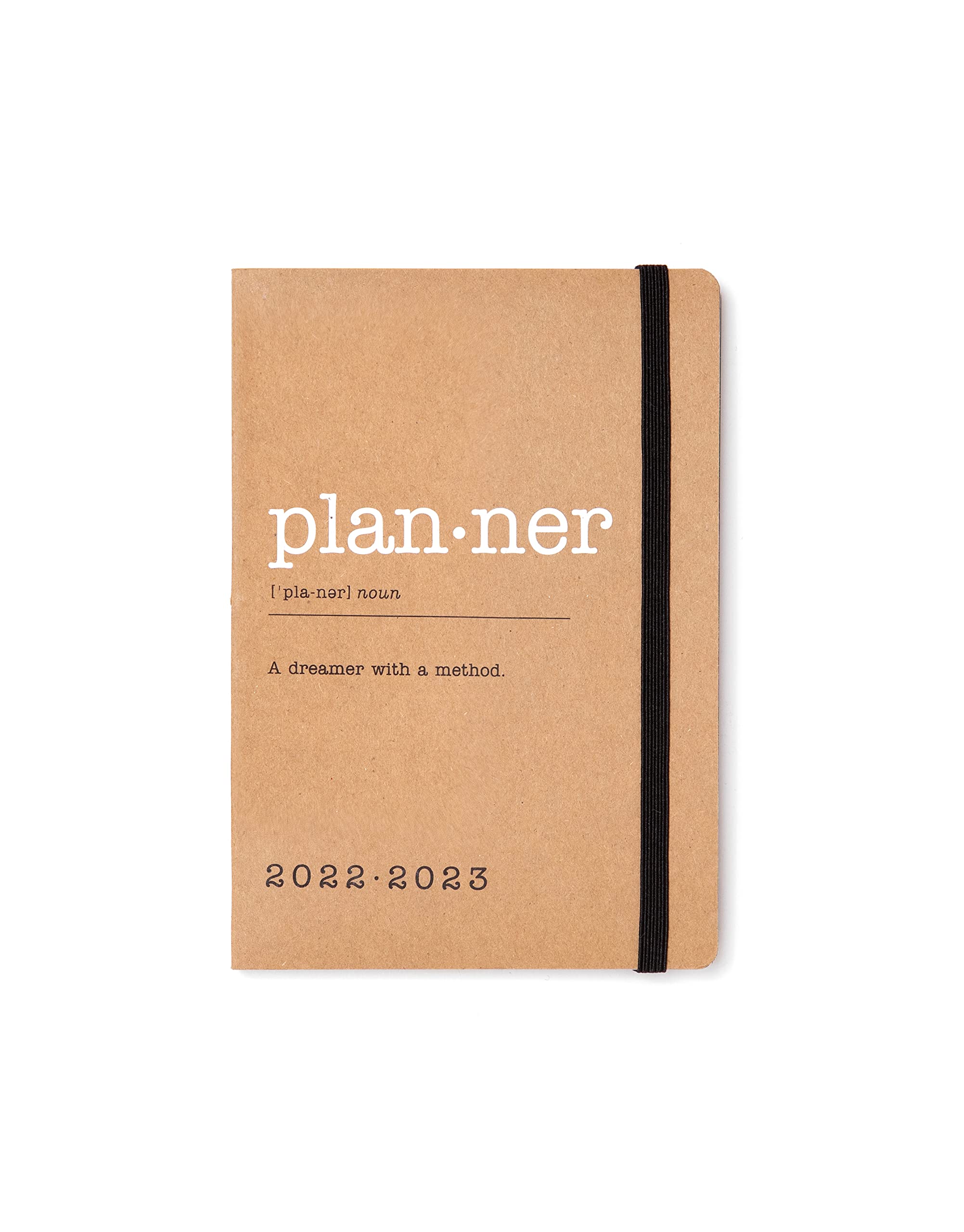 Letts of London Eco Writers Words A6 Academic 22.23 Week to View Diary - Brown Kraft (23-031717)