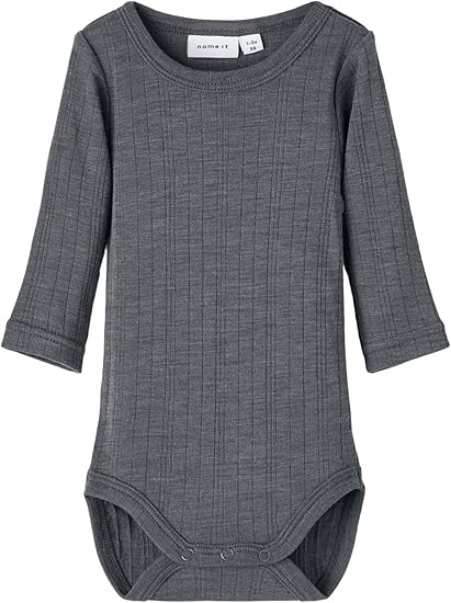 NAME IT Nbmwang Wool Ne.longjohn Soli Noos XXIII Bodys