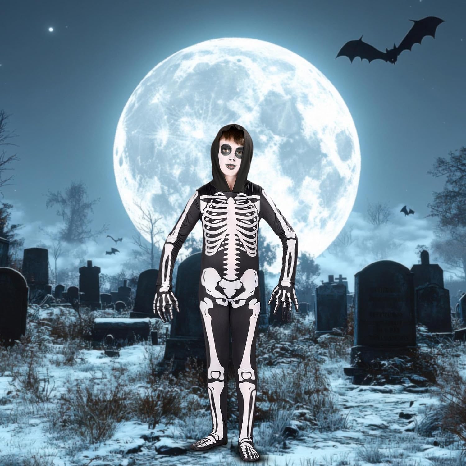 Skeleton Child Costume