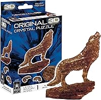 Vista 8 de BePuzzled Puzle de cristal 3D original de ardilla, para mayores de 12 años