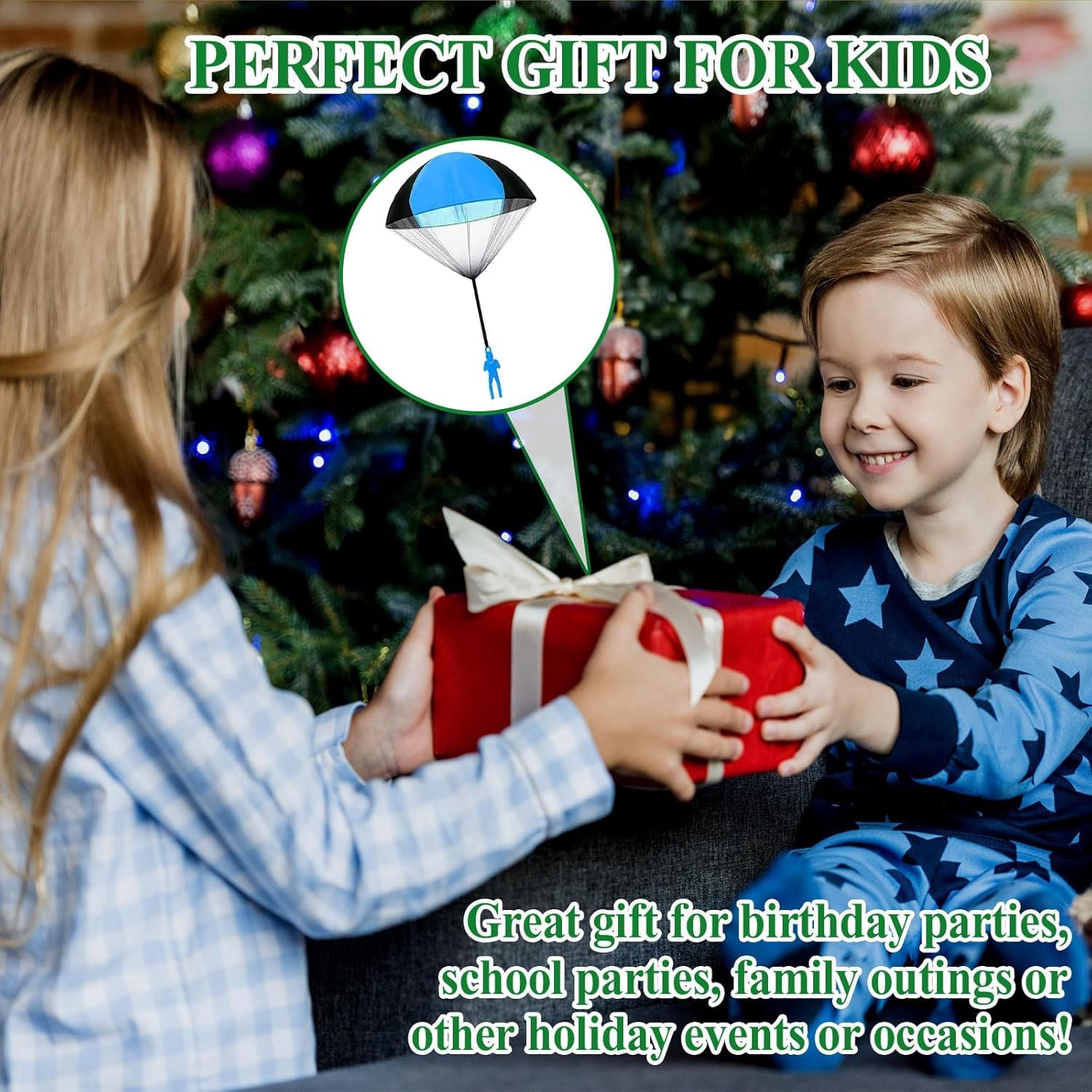 Juguete de Paracaídas, 12 Piezas Mini Paracaidas Infantil Multicolor, Paracaidista de Juguete de Lanzar a Mano, Juegos Aire Libre Juegos Jardin para Niños, Regalo Cumpleaños Juego Niño — view 7