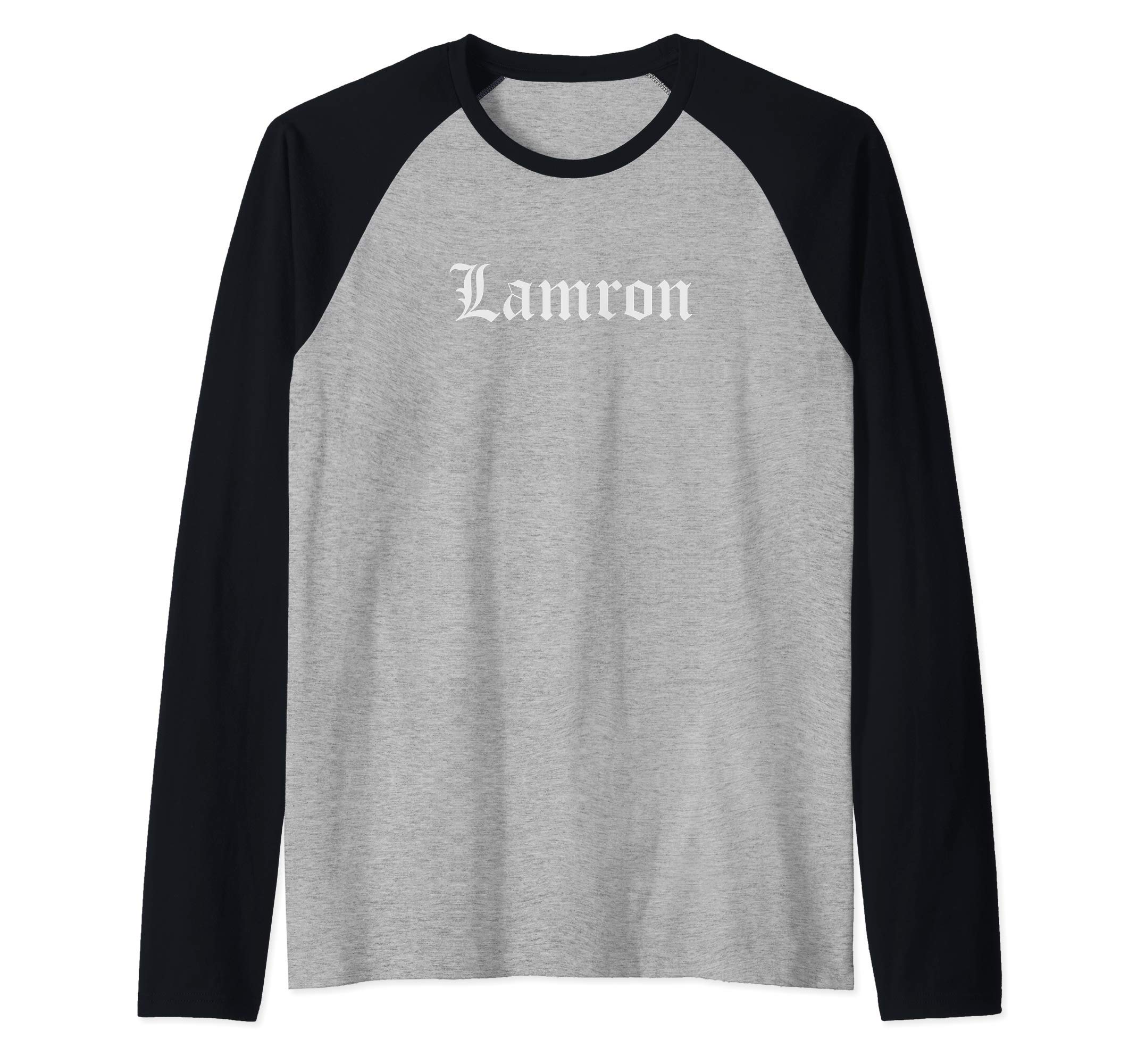LAMRONChiraq Chicago Drill Music Lamron Raglan Baseball Tee