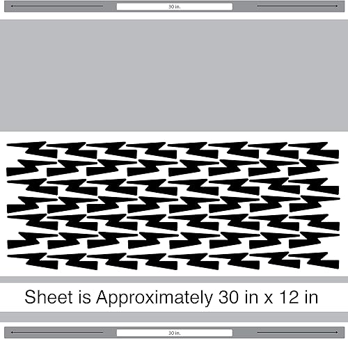 Vista 2 de High Voltage Wall Decal Set- Lightning Bolt Decals by Chromantics (Brown)