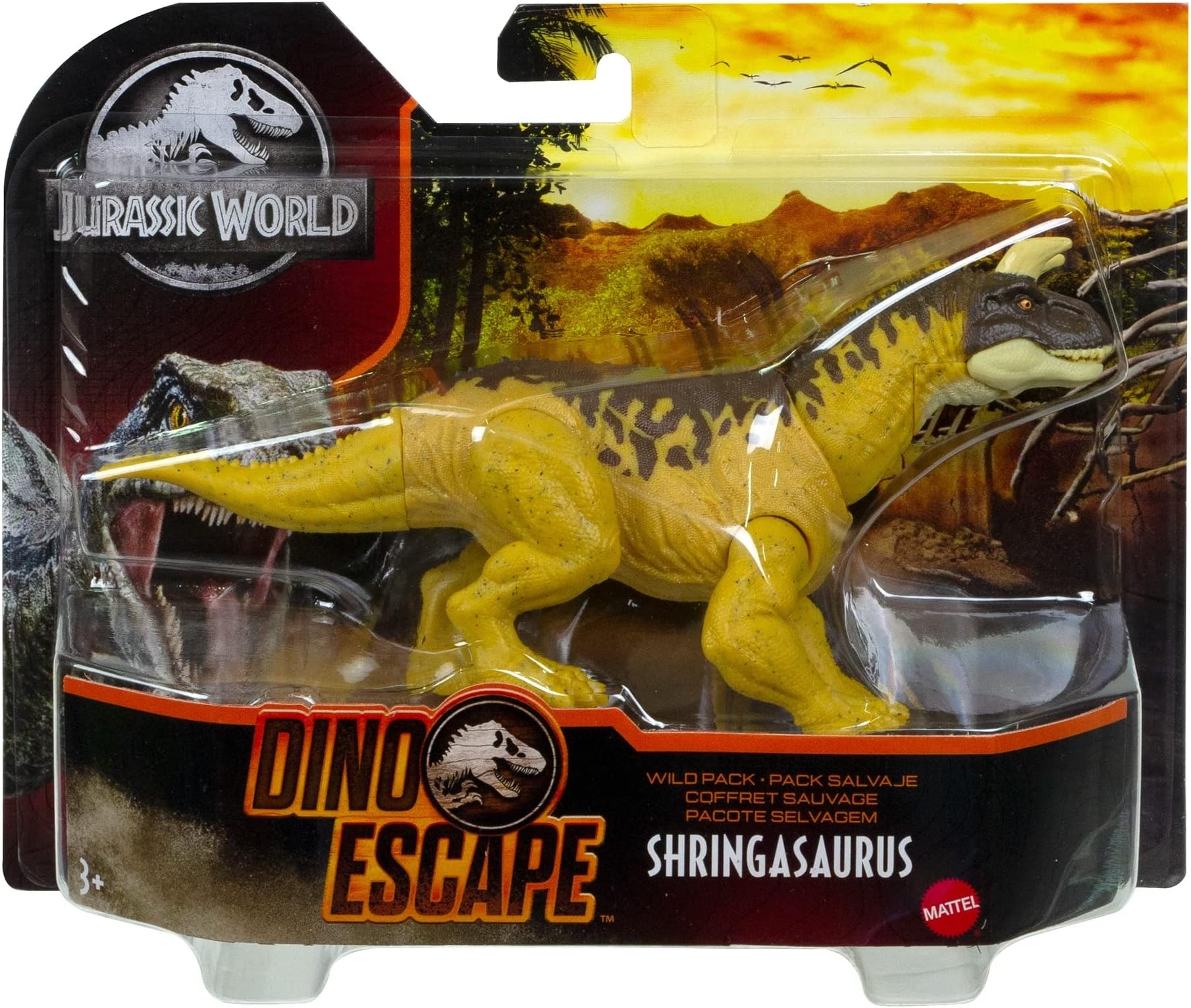 Jurassic World Dino Escape Wild Pack Shringasaurus (7 in Long)