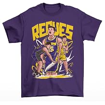RatTrapTees Austin Reaves Cartoon Style Los Angeles Basketball T-Shirt