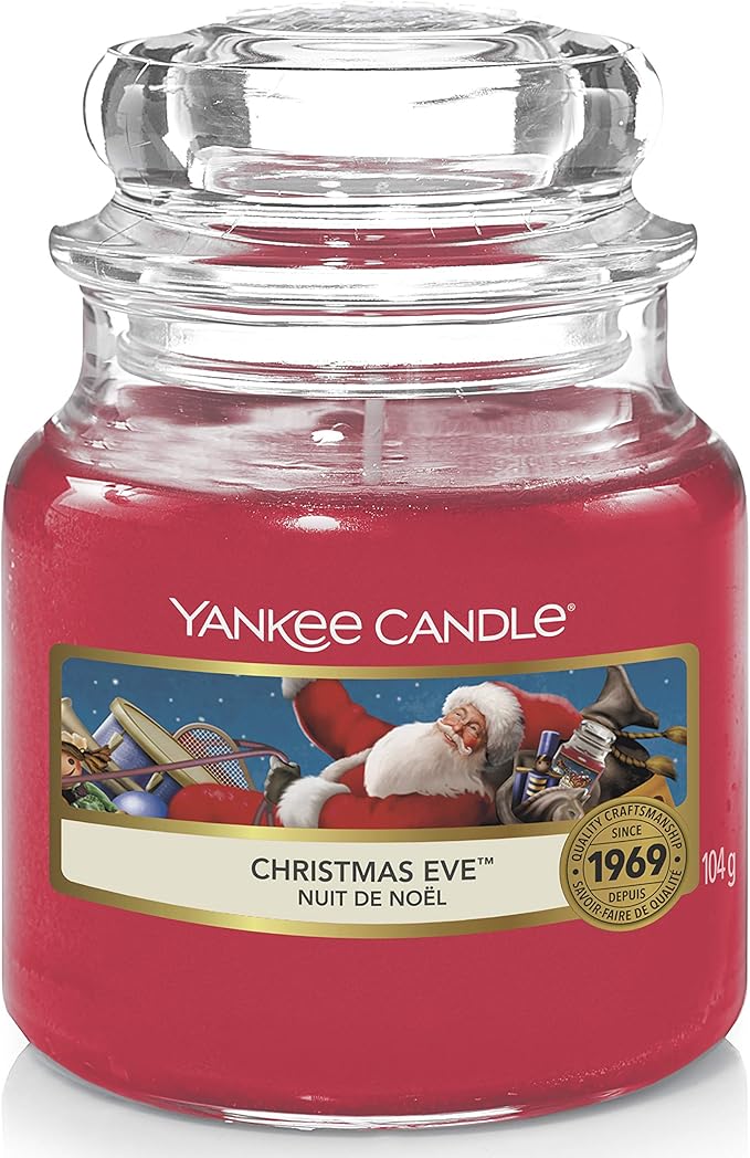 Yankee Candle Christmas Eve Jar Candle, Small Amazon.co.uk Home