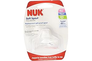 Nuk Silicone Spout: Safe and Durable Replacement for Bottles (Pack of 2)