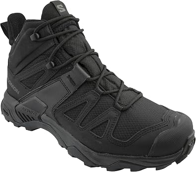 Salomon X Ultra Forces Mid Gtx Mens Trekking Boots And Shoes L47194900 Black