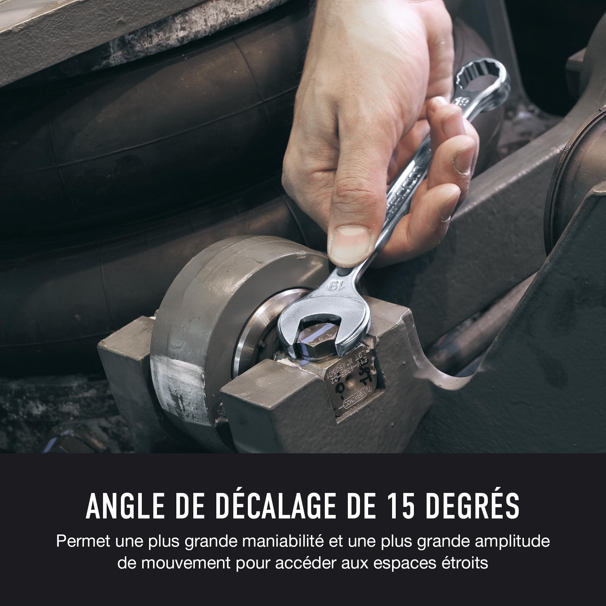 FACOM - Jeu de 14 Clés Mixtes, Dimensions de 7 à 24 mm, avec étui portatif, 440.JP14PB
