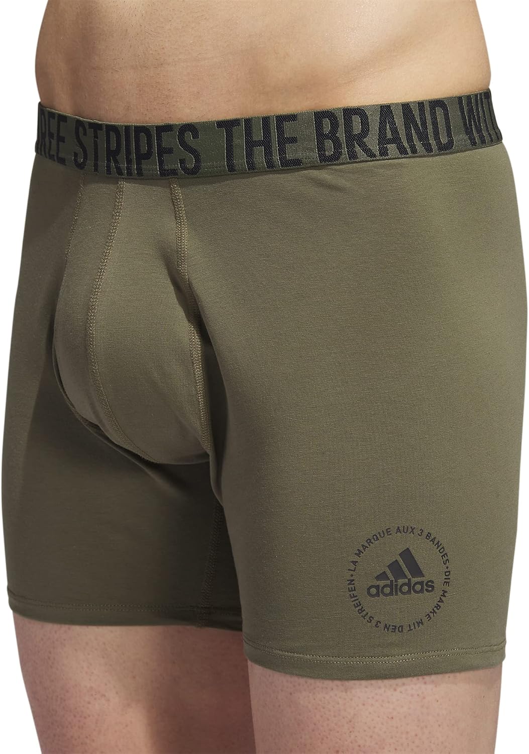 adidas mens Men's Stretch Cotton 4-pack Boxer Brief